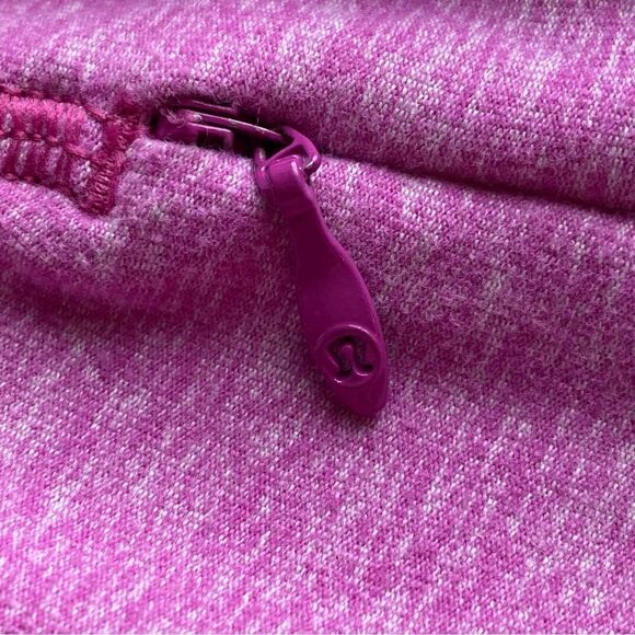 Lululemon Heathered Ultraviolet Think Fast Long Sleeve Size 8 - Picture 11 of 15